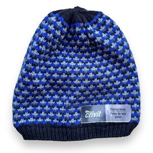 Crivit Boys Knit Beanie Blue Size 6-10 Years